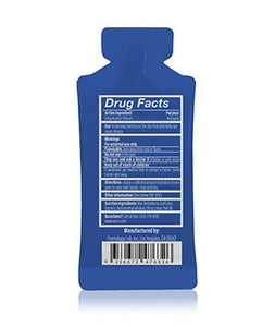 Single use gel sachet (bottle shape)